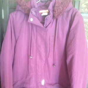 Tudor Court Women's Parka Purple Size Large